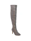 Journee Collection Trill Womens Tall Dressy Thigh-high Boots In Grey