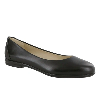 SAS WOMEN'S SCENIC BALLET FLAT - NARROW IN BLACK