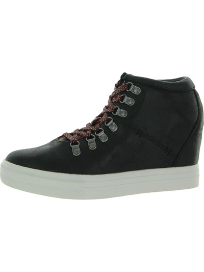 Not Rated Tibi Womens Camo Canvas Fashion Sneakers In Black