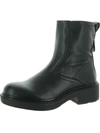 Franco Sarto Karbon Womens Round Toe Pull On Ankle Boots In Black