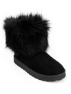 SUGAR RADIENT WOMENS FAUX SUEDE COZY WINTER & SNOW BOOTS