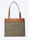 Viscata Tropez Canvas Handbag In Green