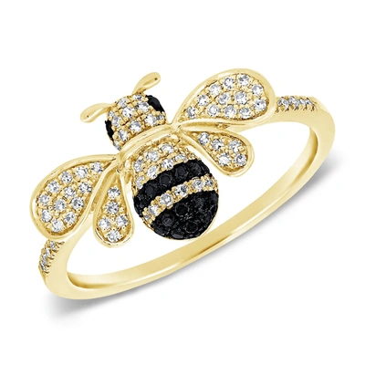 Sabrina Designs 14k 0.44 Ct. Tw. Diamond Bumble Bee Ring In Gold