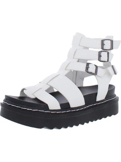 Madden Girl Dorite Womens Faux Leather Ankle Gladiator Sandals In Multi