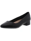 Easy Spirit Caldise Womens Leather Low Heel Block Heels In Black