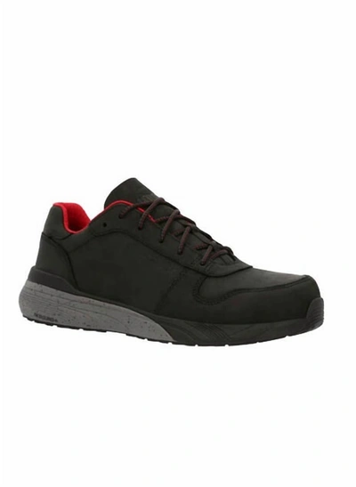 Rocky Men's Industrial Athletix Composite Toe 3" Work Shoe - Medium Width In Black
