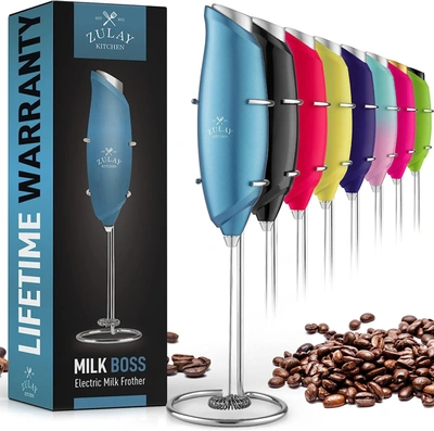 Zulay Kitchen Premium One-touch Milk Frother For Coffee In Multi