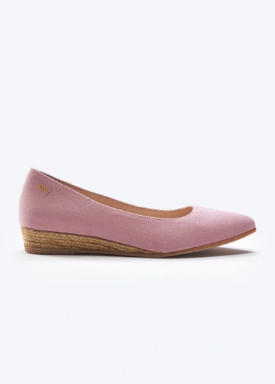 Viscata Rubina Canvas Flat Limited Edition In Pink