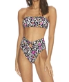 Beach Riot Blair Shoulder-tie Underwire Bikini Top In Multi