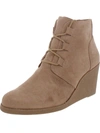 Style & Co Noellee Womens Padded Insole Wedge Boots In Multi
