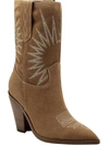 MARC FISHER ROGERS WOMENS LEATHER EMROIDERED COWBOY, WESTERN BOOTS