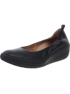 VIONIC JACEY WOMENS LEATHER ROUND TOE BALLET FLATS