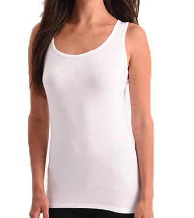 Angel Bra-friendly Tank Top In White