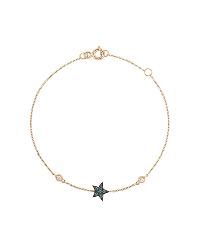 Roxanne First Blue Diamond Star Bracelet In Multi
