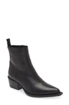 Golden Goose Debbie Pointed Toe Ankle Boot In Black