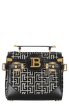 Balmain B-buzz 23 Crossbody Bag In Ivory/ Black