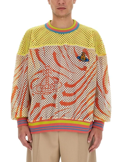 Vivienne Westwood Fresh Mesh Sweatshirt In Multicolour