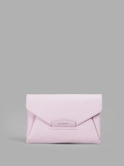 Givenchy Women's Pink Antigona Envelope In Sugar Leather