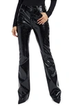 GOOD AMERICAN GOOD AMERICAN GOOD CLASSIC FAUX LEATHER BOOTCUT PANTS