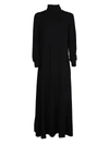 Khaite Richie Jersey Maxi Dress In Black