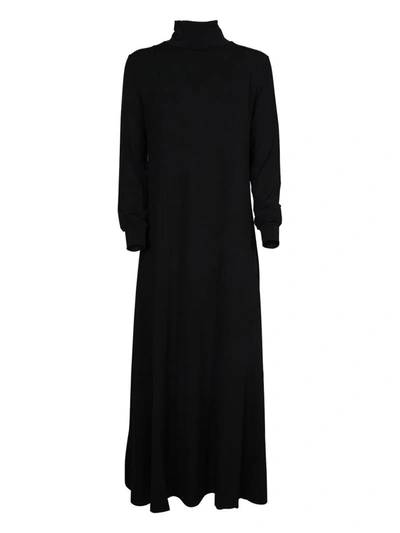 Khaite Richie Jersey Maxi Dress In Black
