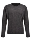 Zanone Wool Crew Neck Sweater With Long Sleeves In Gray