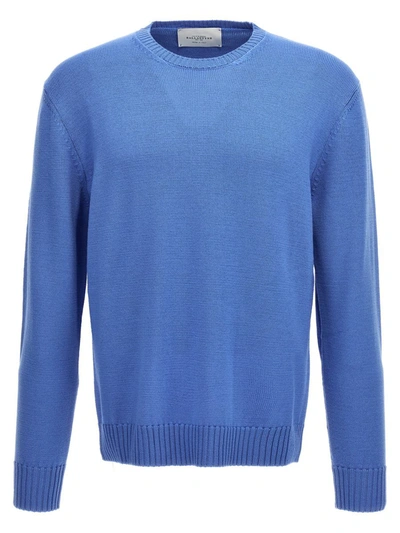 Ballantyne Merino Sweater In Light Blue