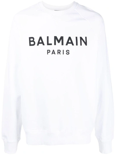 Balmain Sweatshirt  Herren Farbe Weiss In White