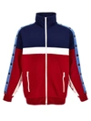 Dsquared2 Logo-tape Detail Zip-up Cardigan In Multicolor