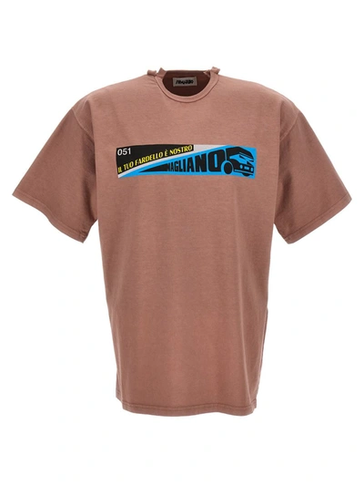 Magliano Fardello T-shirt Pink In Nude & Neutrals