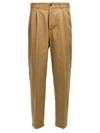 Maison Margiela X Pendleton Yoke-checked Trousers In Beige