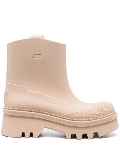 CHLOÉ CHLOÉ RAINA RUBBER RAIN BOOTS