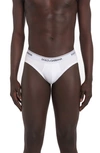 Dolce & Gabbana 2-pack Logo Waist Briefs In White