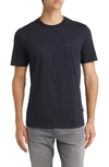 Hugo Boss Boss Thompson Solid T-shirt In Blue