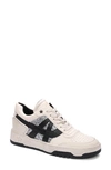 Ash Blake Sneaker In Gardenia/black/silver