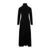 Fabiana Filippi Elegant Virgin Wool Long Dress For Women In Black