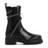 RENÉ CAOVILLA RENE CAOVILLA RENÉ CAOVILLA CALF LEATHER BIKER BOOTS SHOES