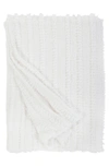 Pom Pom At Home Camille Oversize Cotton Throw Blanket In White
