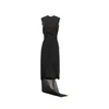 Prada Drapiertes Midikleid In Black