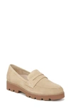 Vionic Cheryl Ii Womens Lugged Sole Penny Loafers In Sand