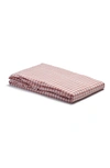 PIGLET IN BED 200 THREAD COUNT GINGHAM PERCALE FITTED SHEET