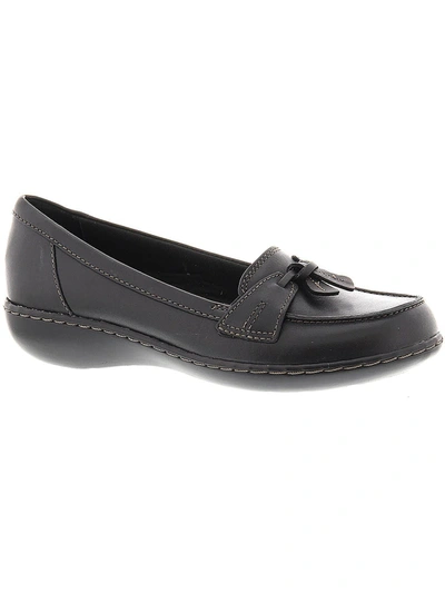 Clarks Ashland Bubble Womens Slip On Casual Loafers In Black