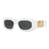 Versace Men's Ve4425u-314-87 Fashion 53mm White Sunglasses In White