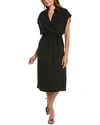 Equipment Karina Silk Midi-dress In Black