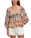 VELVET BY GRAHAM & SPENCER Velvet by Graham & Spencer Printed Voile Top