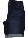 Nydj Ella Womens Cuffed High Rise Bermuda Shorts In Blue