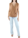 Rag & Bone Christy Draped Surplus Top In Brown