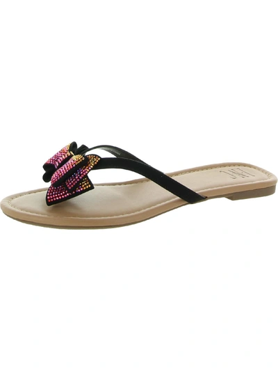 Inc Mabae Womens Bow Flat Sandals In Multi