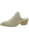 DOLCE VITA SHILOH WOMENS LEATHER COWGIRL MULES