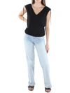 Maxmara Studio Black Sleeveless Jersey Top In Black